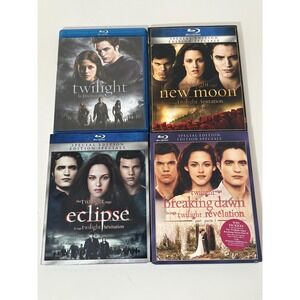 The Twilight Saga Blu-ray Lot Twilight‎ New Moon Eclipse Breaking Dawn Part 1